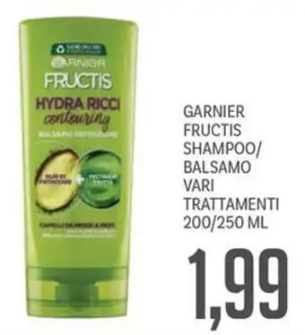 Supermercati Piccolo Garnier fructis shampoo/ balsamo vari trattamenti offerta