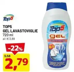 DPiù TOP5 gel lavastoviglie offerta