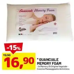 DPiù Guanciale memory foam offerta