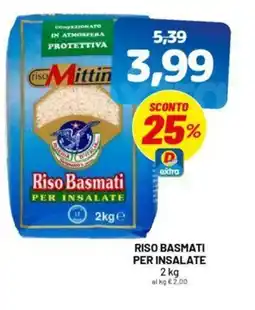 DPiù Riso basmati per insalate offerta
