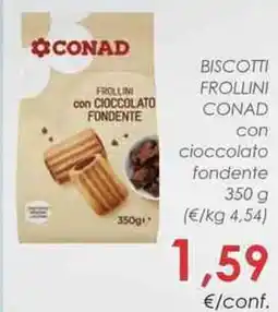 Conad City Biscotti frollini CONAD offerta