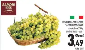 Conad City Uva bianca senza semi sapori&idee CONAD offerta