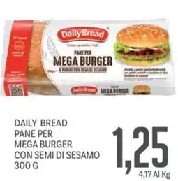 Supermercati Piccolo Daily bread pane per mega burger con semi di sesamo offerta