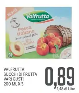 Supermercati Piccolo Valfrutta succhi di frutta offerta