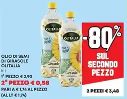 Pam Olio di semi di girasole OLITALIA offerta
