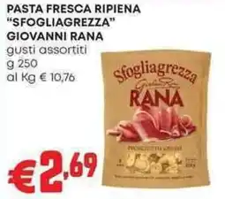 Pam Pasta fresca ripiena "sfogliagrezza" GIOVANNI RANA offerta