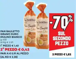 Pam Pan bauletto grano duro MULINO BIANCO offerta