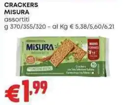 Pam Crackers MISURA offerta