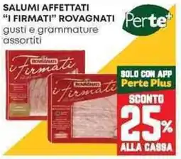 Pam Salumi affettati "i firmati" ROVAGNATI offerta
