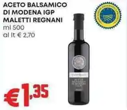 Aceto balsamico di modena igp MALETTI REGNANI