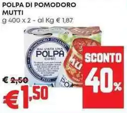 Pam Polpa di pomodoro MUTTI offerta