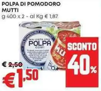 Pam Polpa di pomodoro MUTTI offerta