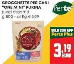 Pam Crocchette per cani "one mini" PURINA offerta