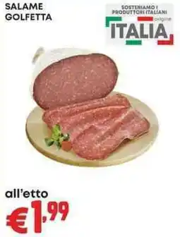 Pam Salame golfetta offerta
