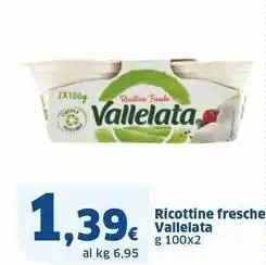 Sigma Ricottine fresche Vallelata offerta