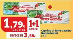 Sigma Caprino di latte vaccino Nonno Nanni offerta