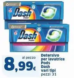 Sigma Detersivo per lavatrice Pods Dash offerta