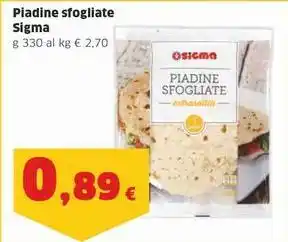 Sigma Piadine sfogliate Sigma offerta