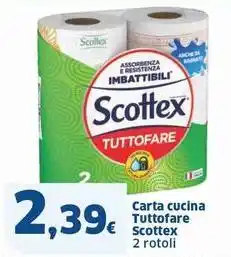 Sigma Carta cucina Tuttofare Scottex offerta