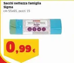 Sigma Sacchi nettezza famiglia Sigma offerta