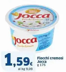 Sigma Fiocchi cremosi Jocca offerta