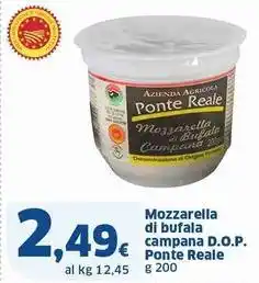 Mozzarella di bufala campana D.O.P. Ponte Reale
