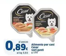 Sigma Alimento per cani Cesar offerta