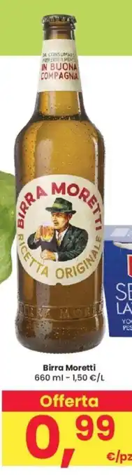 Despar Birra Moretti offerta