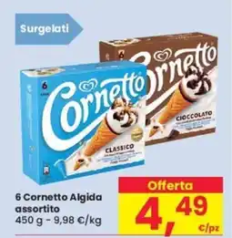 Despar 6 Cornetto Algida offerta