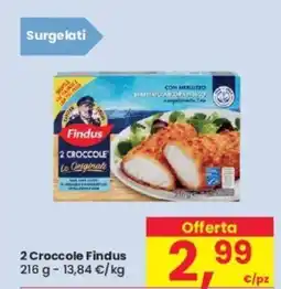 Despar 2 Croccole Findus offerta