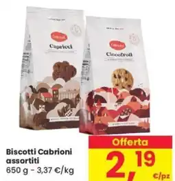 Despar Biscotti Cabrioni offerta