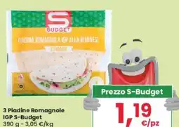 Despar 3 Piadine Romagnole IGP S-Budget offerta
