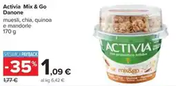Carrefour Activia Mix & Go Danone offerta