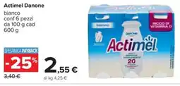 Carrefour Actimel Danone offerta