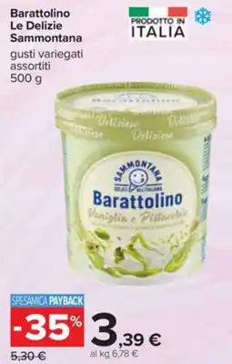 Carrefour Barattolino Le Delizie Sammontana offerta