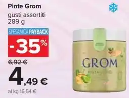 Carrefour Pinte Grom offerta