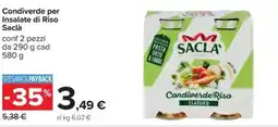 Carrefour Condiverde per Insalate di Riso Saclà offerta