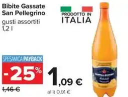 Carrefour Bibite Gassate San Pellegrino offerta