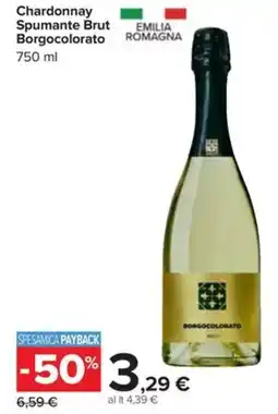 Carrefour Chardonnay Spumante Brut Borgocolorato offerta