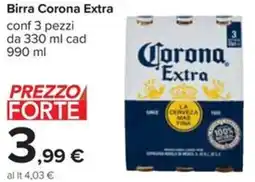 Carrefour Birra Corona Extra offerta
