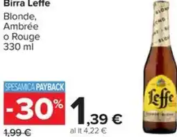 Carrefour Birra Leffe offerta