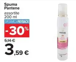 Carrefour Spuma Pantene offerta