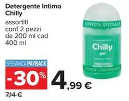 Carrefour Detergente Intimo Chilly offerta