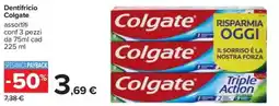 Carrefour Dentifricio Colgate offerta
