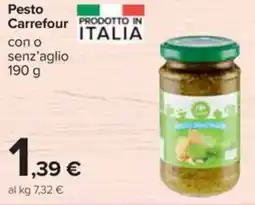 Carrefour Pesto Carrefour offerta