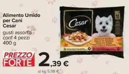 Carrefour Alimento Umido per Cani Cesar offerta