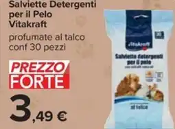 Salviette Detergenti per il Pelo Vitakraft