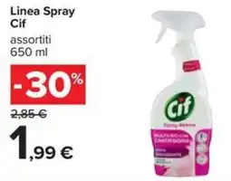 Carrefour Linea Spray Cif offerta
