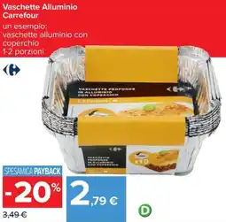 Carrefour Vaschette Alluminio Carrefour offerta
