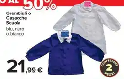 Carrefour Grembiuli o Casacche Scuola offerta